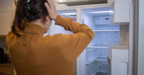 Running out of food .